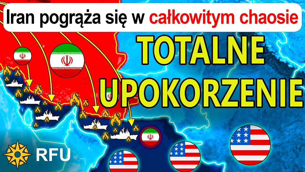 Iran zatapia własne okręty: Całkowity paraliż dowodzenia i chaos w marynarce wojennej | RFU News