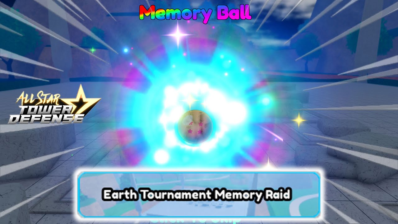 Beating Earth Tournament Memory Raid | Memory Ball | Roblox All Star Tower Defense