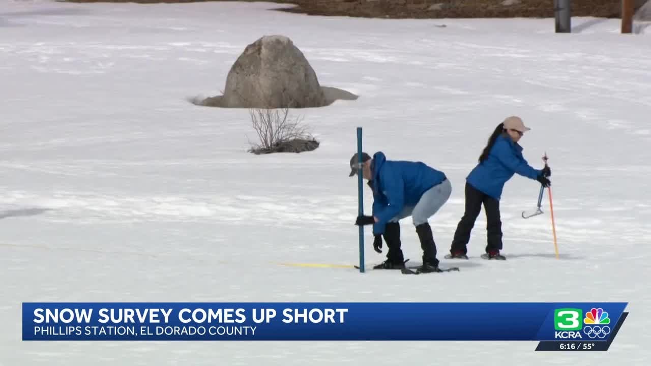 California DWR's second snow survey finds 'below average' results