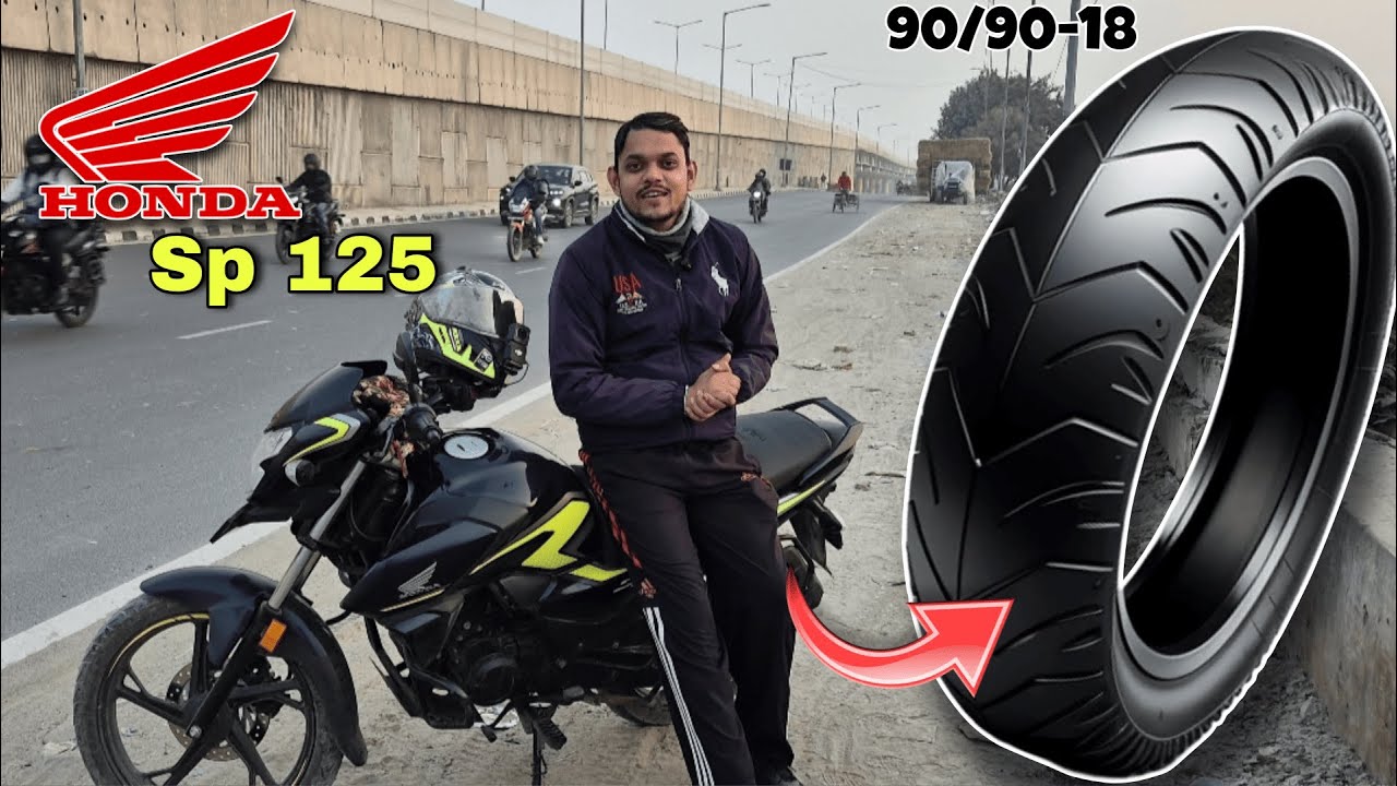 Best tyre for honda sp 125 | Best tyre size for honda sp 125 | tyre upgrade for honda shine 125