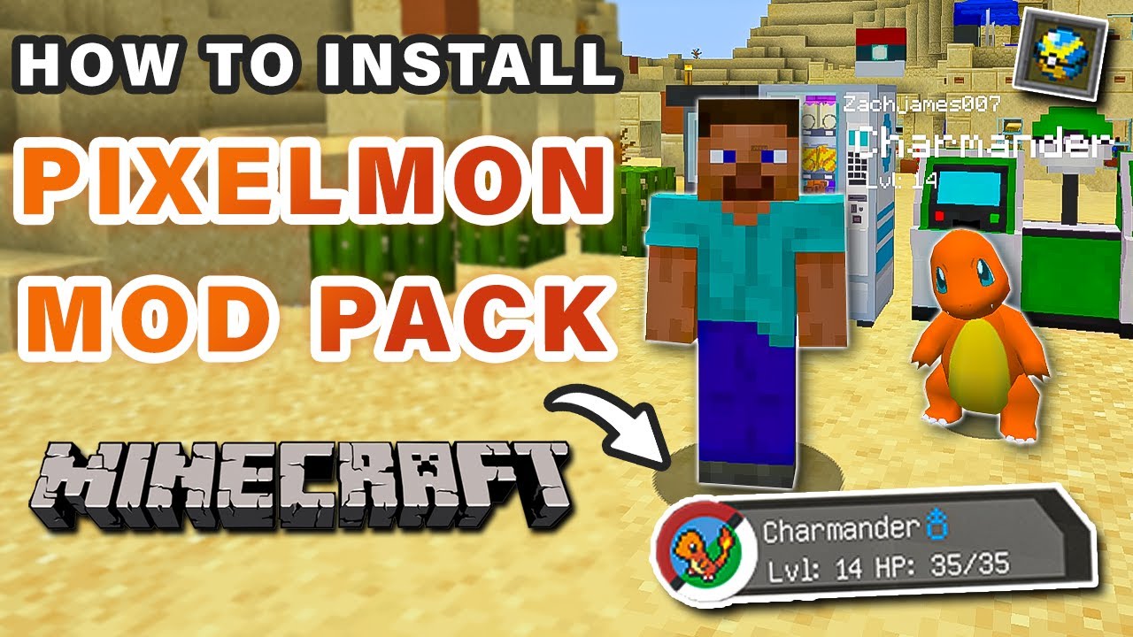 How to Install Pixelmon Mod Pack Using CurseForge | Play Pokemon In Minecraft! ► Minecraft