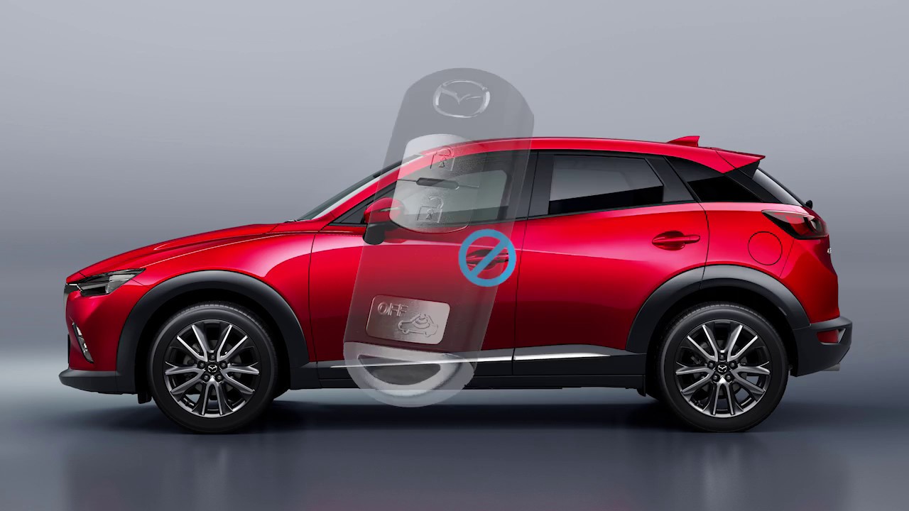 Hoe werkt Smart Keyless entry op de Mazda CX-3?