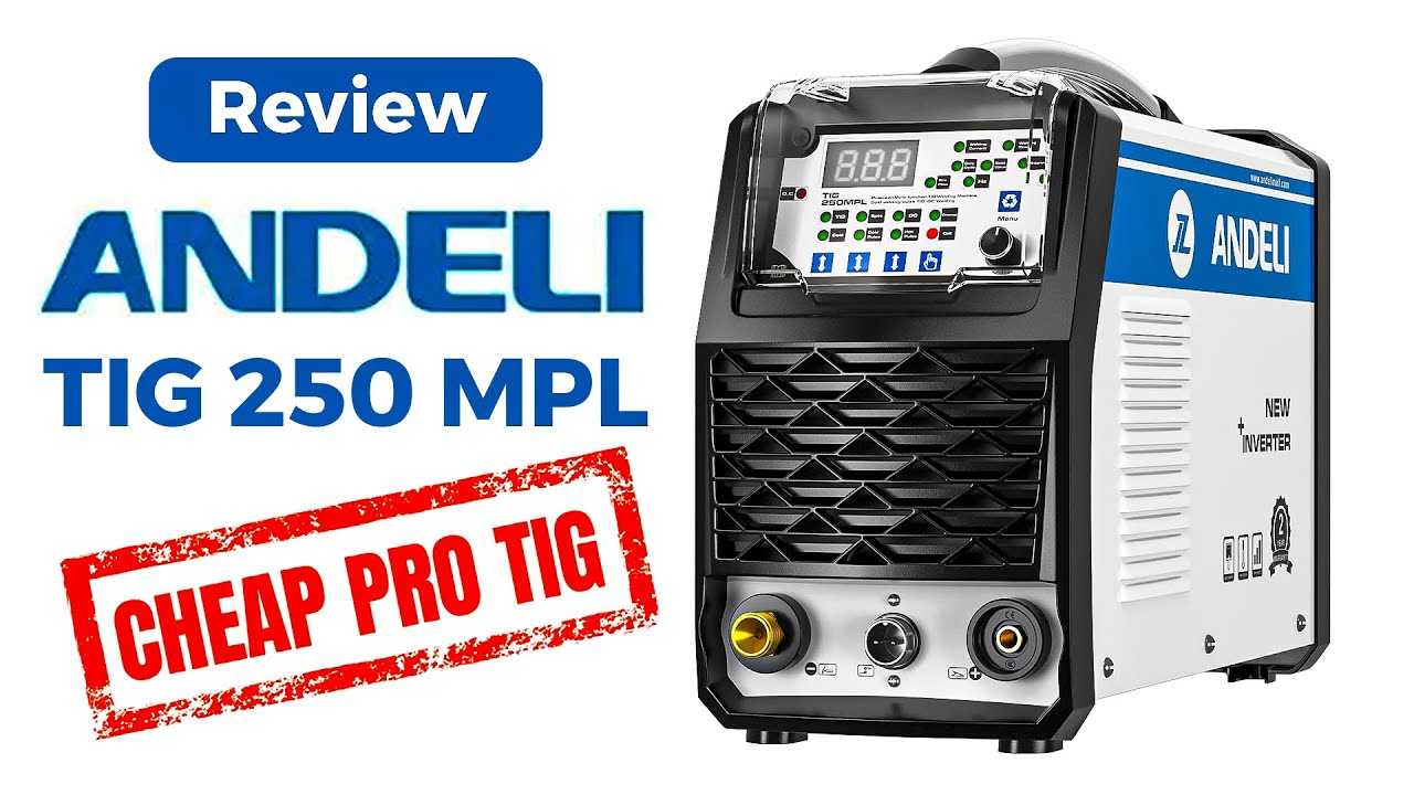Andeli TIG 250MPL COLD Welder - Review Cheap Pro TIG #andelitig250mpl