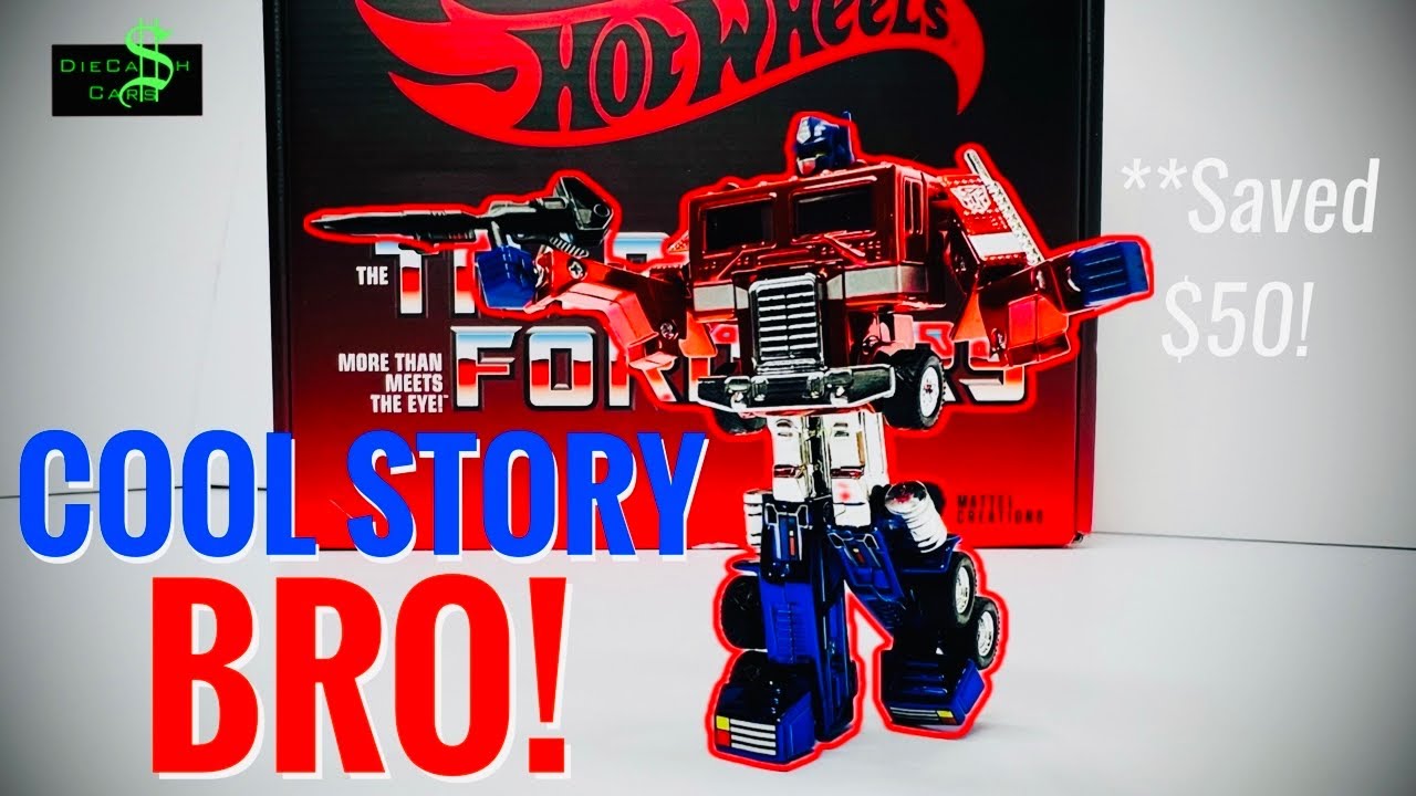 The STORY Behind The HOT WHEELS! - Transformers Optimus Prime - SUPER TREASURE HUNT - RLC