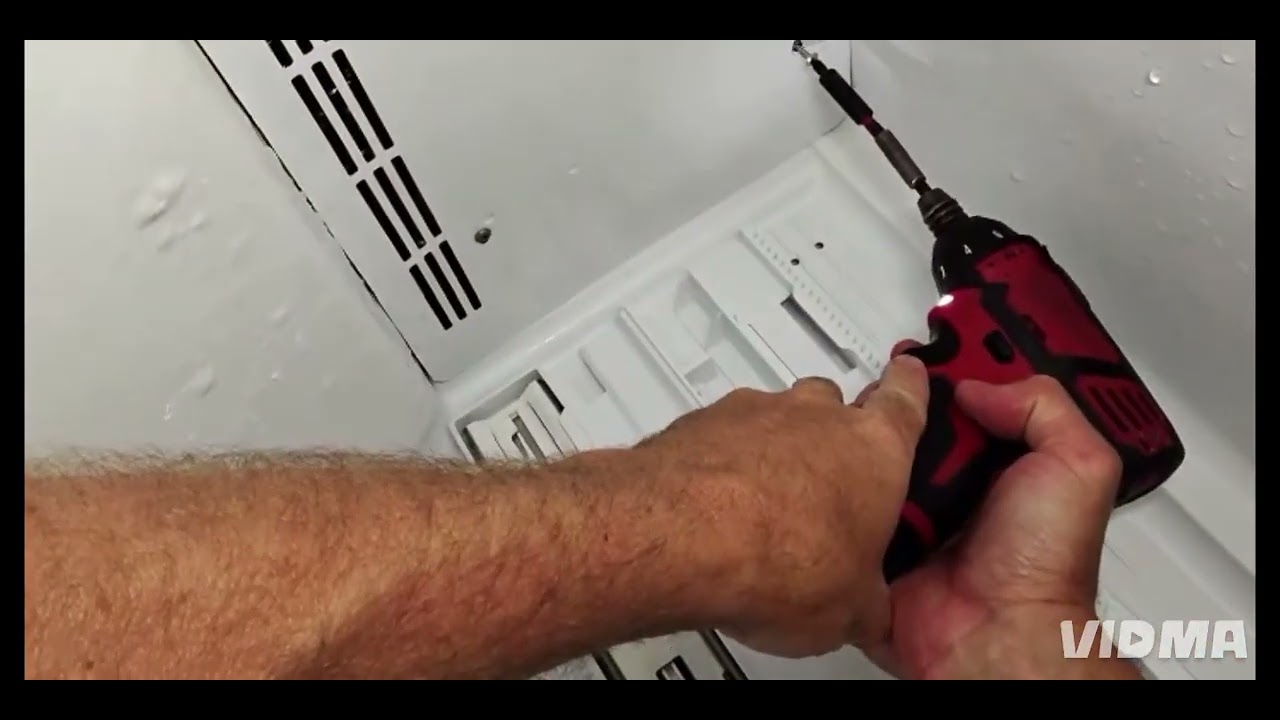 Whirlpool bottom freezer fan motor replacement. Refrigerator not cooling. 