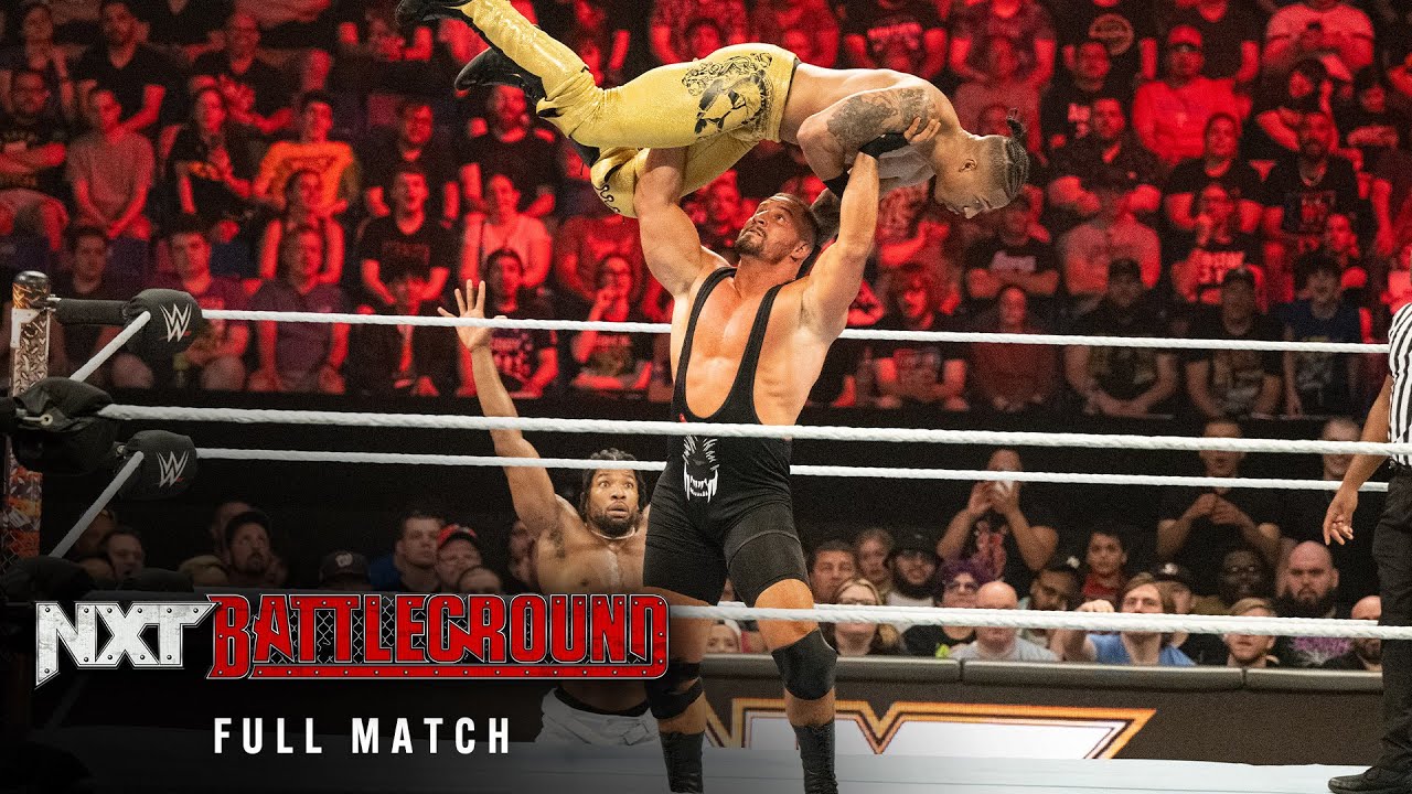 FULL MATCH: Carmelo Hayes vs. Bron Breakker – NXT Championship Match: NXT Battleground 2023