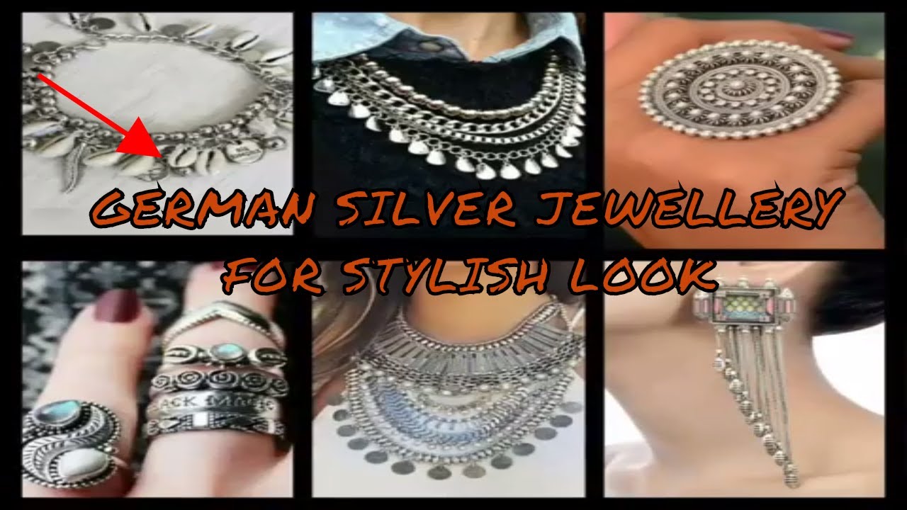 Beautiful SILVER jewellery designs 4 western look | college girls | lahenga choli|western outfits