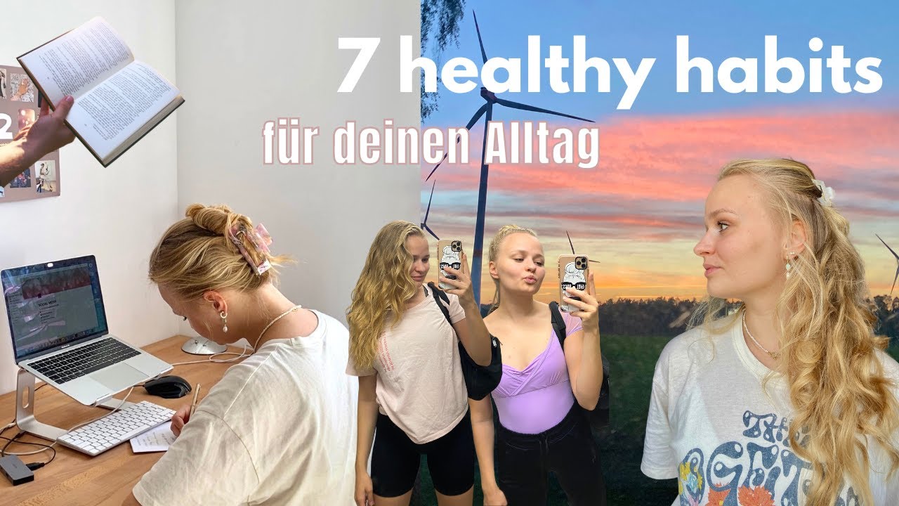 7 healthy habits für deinen Alltag // BACK TO SCHOOL/UNI 2022/23 (Miss Aliana)