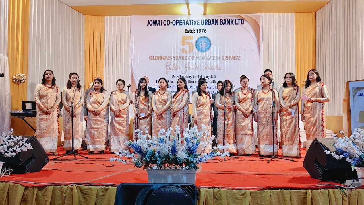 Song by Staff Jowai Co-operative Urban Bank//Golden Jubilee Celebration Closing Ceremony 2026