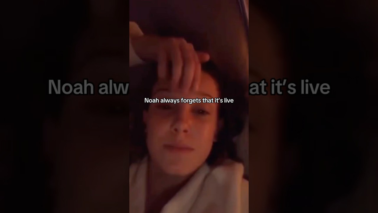 He thought it was facetime #noahschnapp #milliebobbybrown