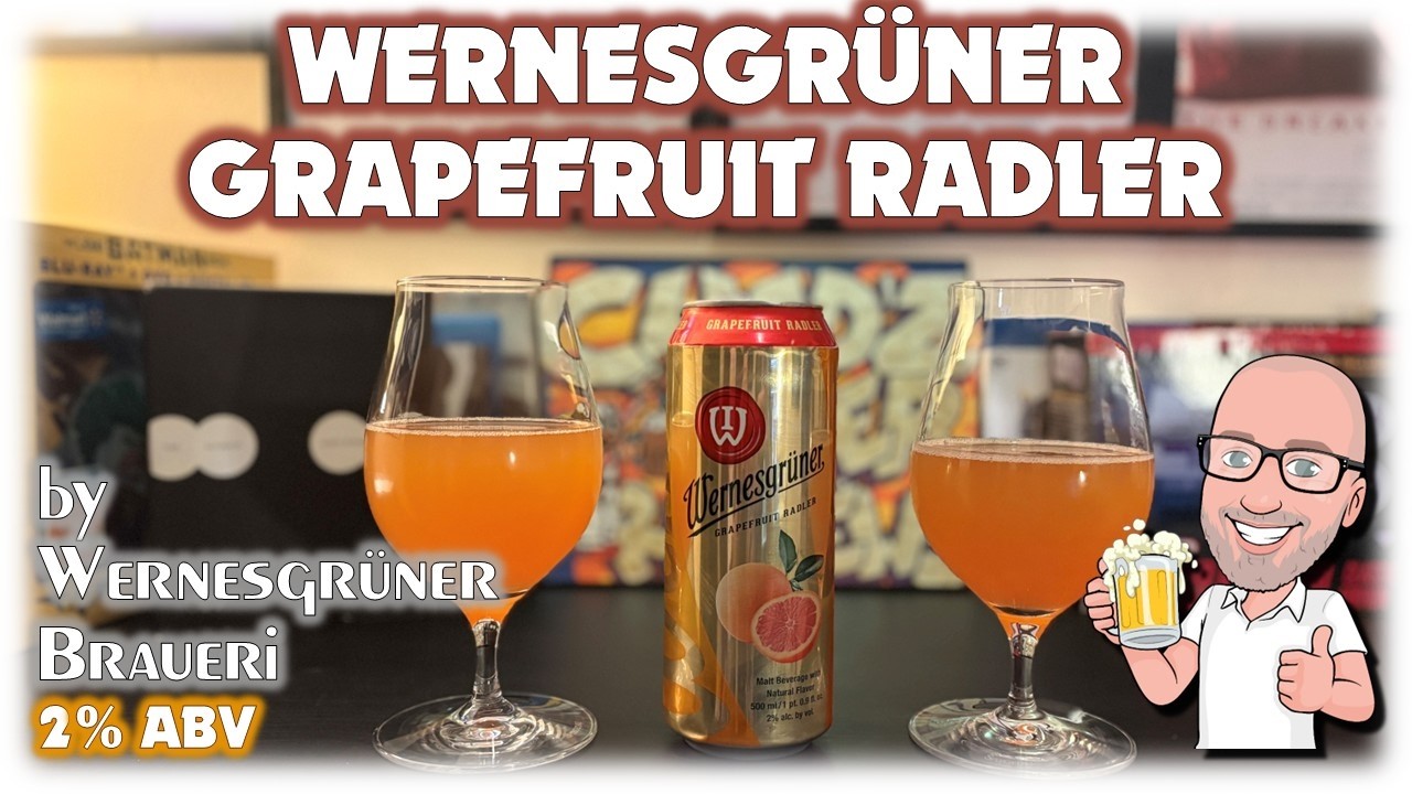 Wernesgruner Grapefruit Radler (Aldi's BEST beach beverage?!)