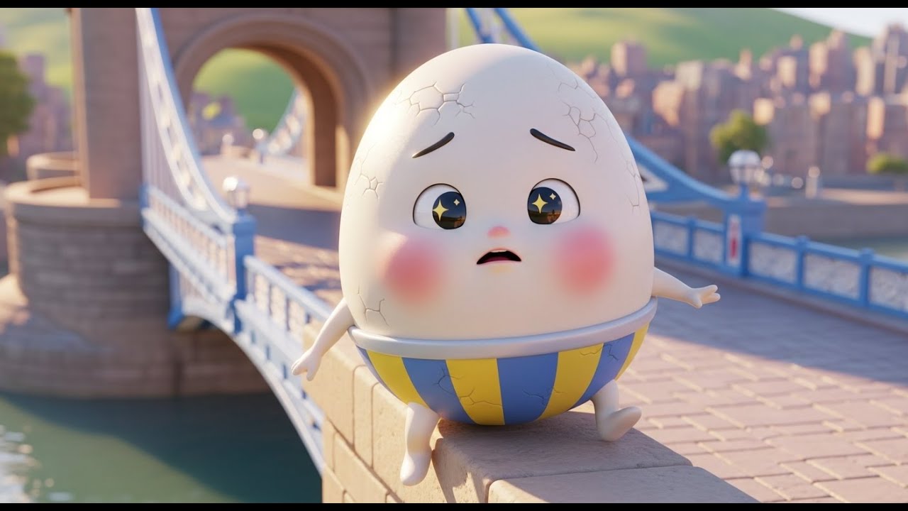 London Bridge with Humpty Dumpty 🏰🥚 | Build the Bridge Kids Song