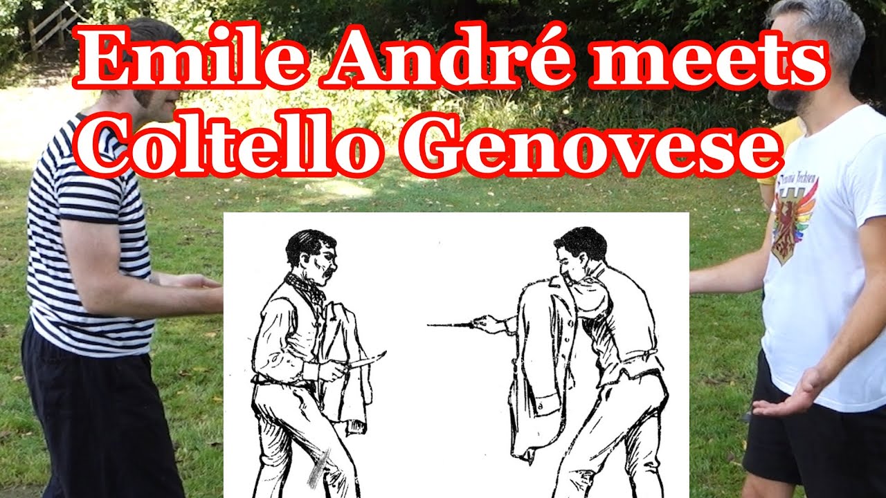 Nasty knife trick from French Fencing master Émil André
