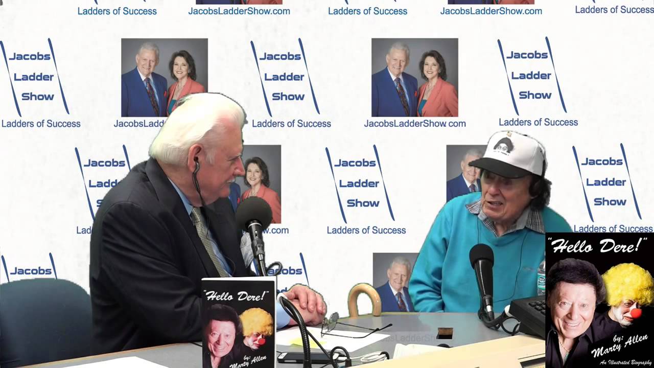 JacobsLadderShow.com interview with famous comedian Marty Allen by Stephen Jacobs
