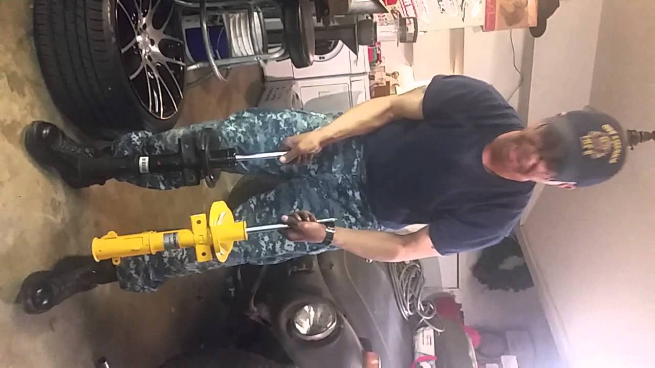 Koni yellow adjustable front struts 2014 Mustang Gt