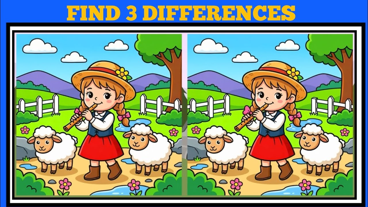 Spot Differences|| #braintest #spotthedifference #findthedifference #puzzle #quiz #interestinggame 