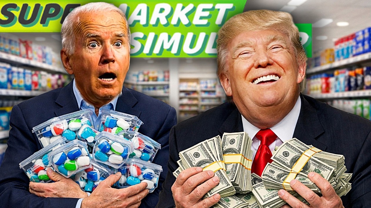 US Presidents Play Supermarket Simulator 21