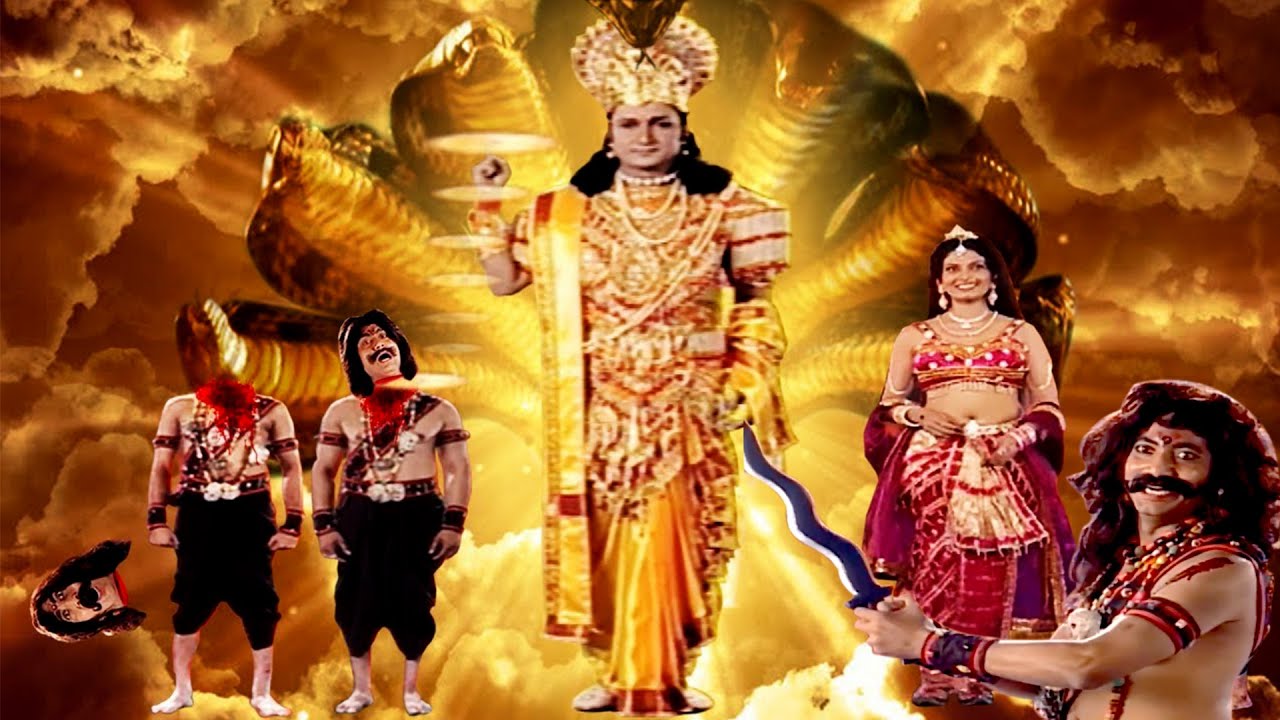 विष्णु द्वारा मधु कैटभ वध !! Madhu ketab Vadh Vishnu yudh !! माँ शक्ति Episode 4 !! #maashakti