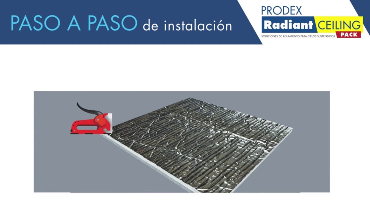 C&oacute;mo instalar el aislante t&eacute;rmico Prodex radiant ceiling | Ferreter&iacute;a EPA