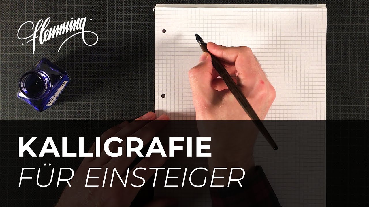 Kalligrafie lernen f&uuml;r Einsteiger