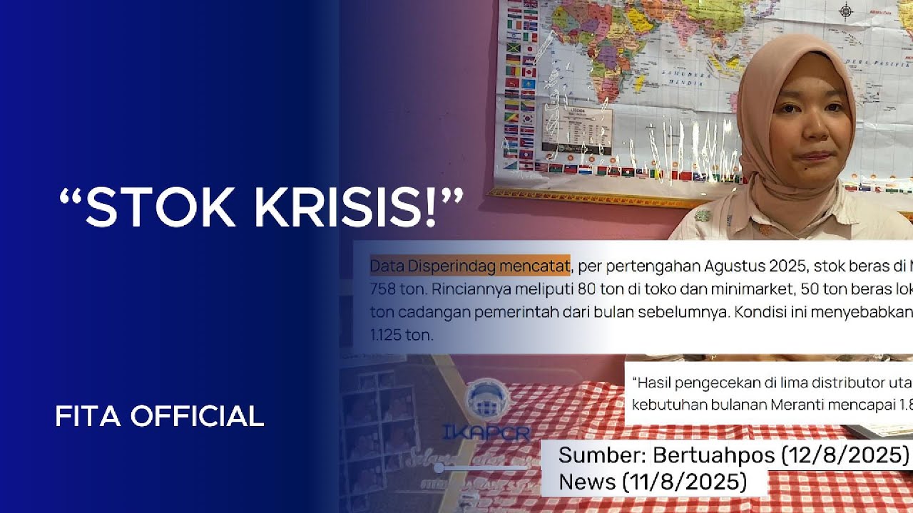 #beritariau 🚨 Kelangkaan Beras di Meranti! Stok Defisit 1.125 Ton, Bupati Turun Tangan