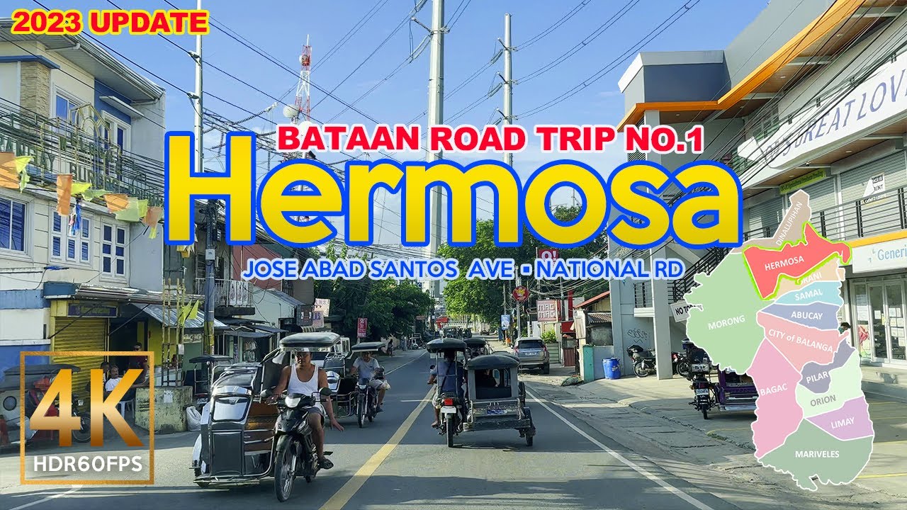 Relaxing Morning Drive in Hermosa, Bataan | Road Trip | Philippines | 4K