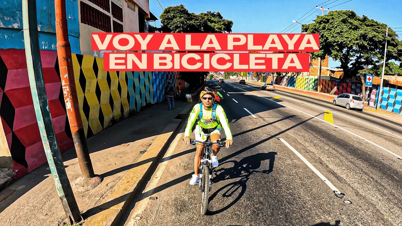 Subo EL ÁVILA en bicicleta y llego a la PLAYA LOS CARACAS en venezuela / qlq esta comida
