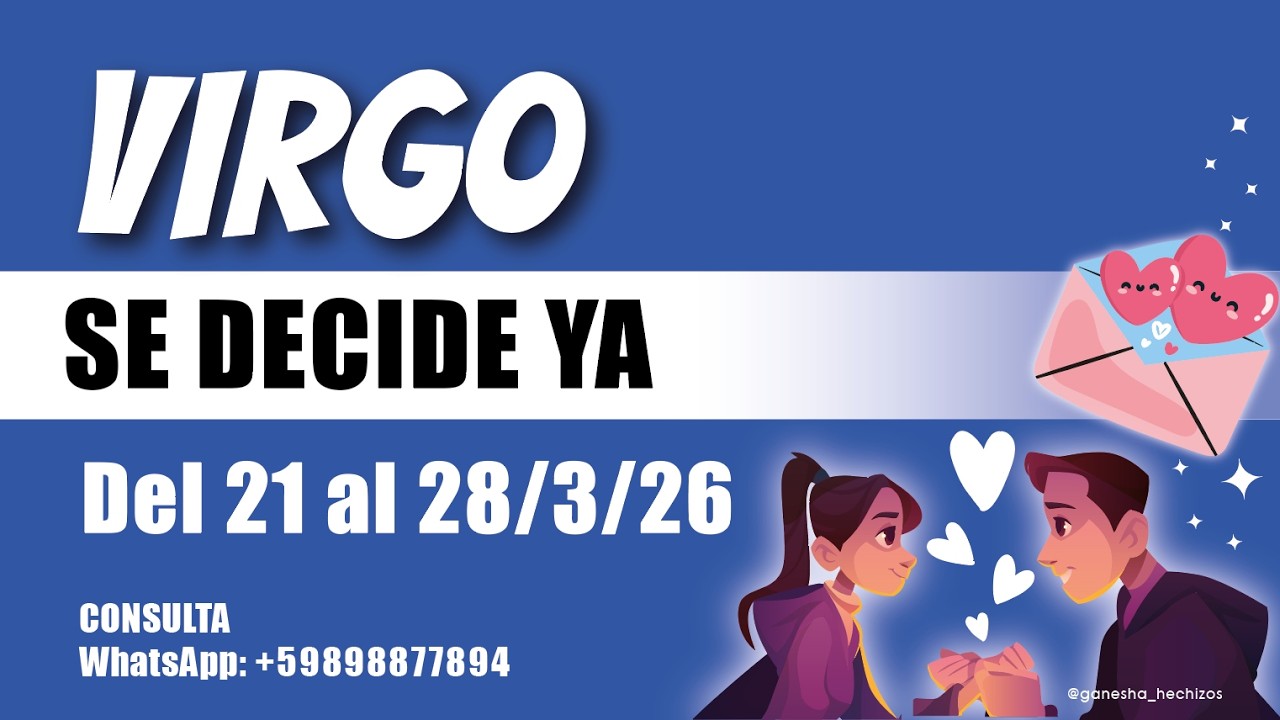 VIRGO♍️VUELVE RAPIDO💐HOY DECIDES TU❤️VEO DOS PERSONAS😱A QUIEN ELIGES?😊#virgo#tarot #amor #hoy