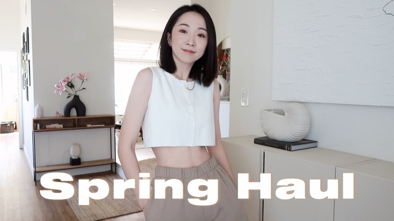 SPRING HAUL | 穿搭购物分享｜短一截上衣/背心｜仙女裙｜手机壳/支架｜AW｜BM｜ACNE｜GANNI｜CASETIFY
