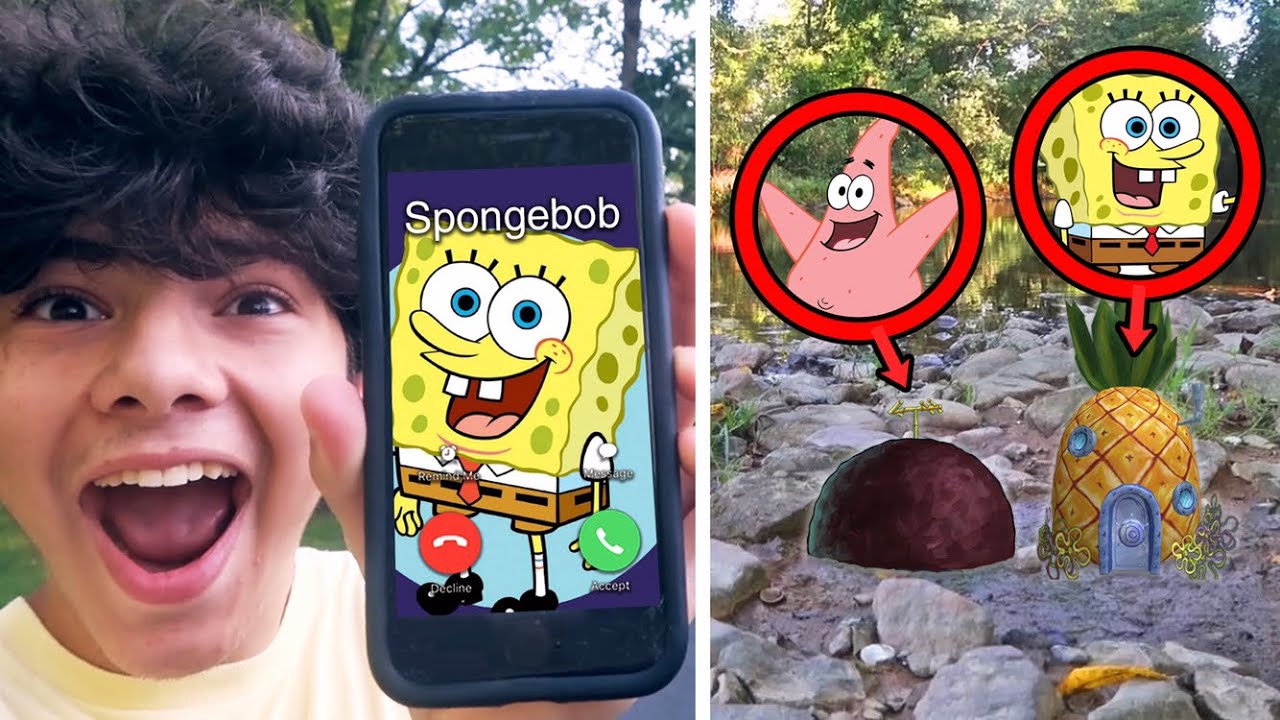 I FOUND SPONGEBOB&rsquo;S HOUSE AND PATRICK&rsquo;S ROCK IN REAL LIFE!! *ON CAMERA*