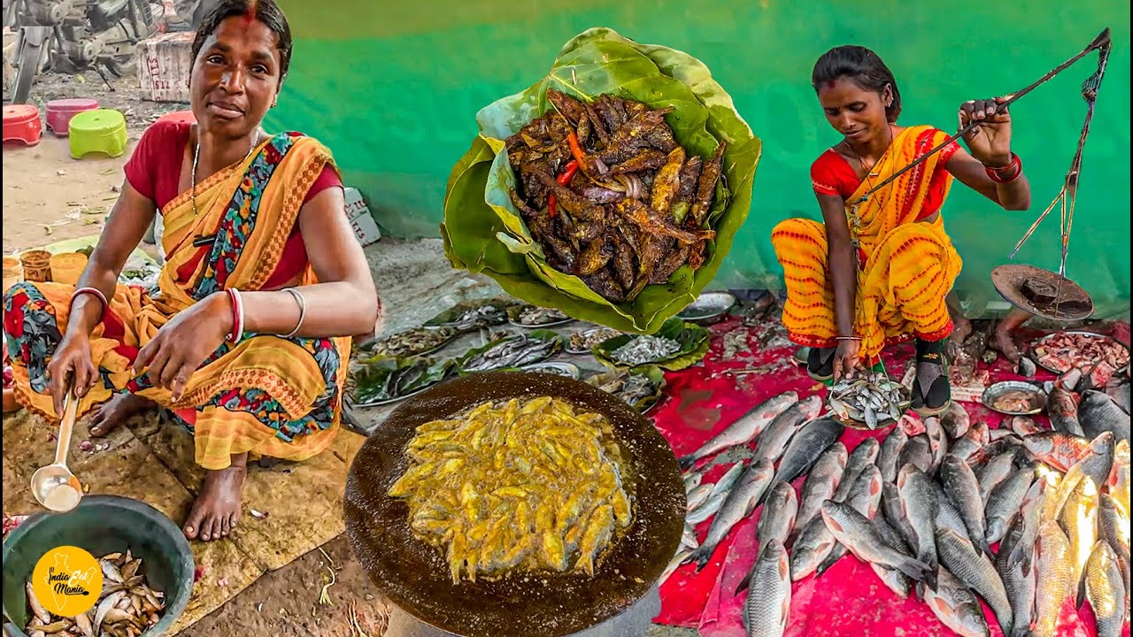 Adivasi Style Tawa Fish Fry In Ranchi Rs. 40/- Only l Ranchi Street Food