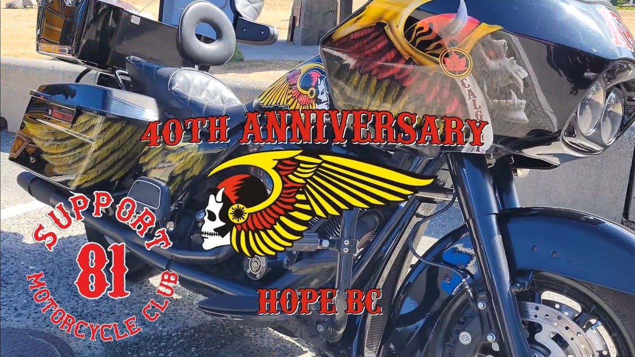 HELLS ANGELS 40th ANNIVERSARY HOPE BC THE MEET UP / TYRANT COPS