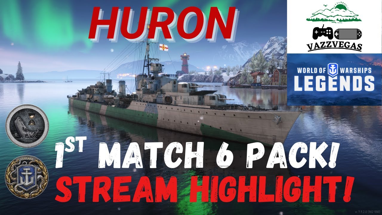 Huron впервые в истории выиграл 6 паков Kraken!!! | Лучшие моменты стрима | World of Warships: Le...