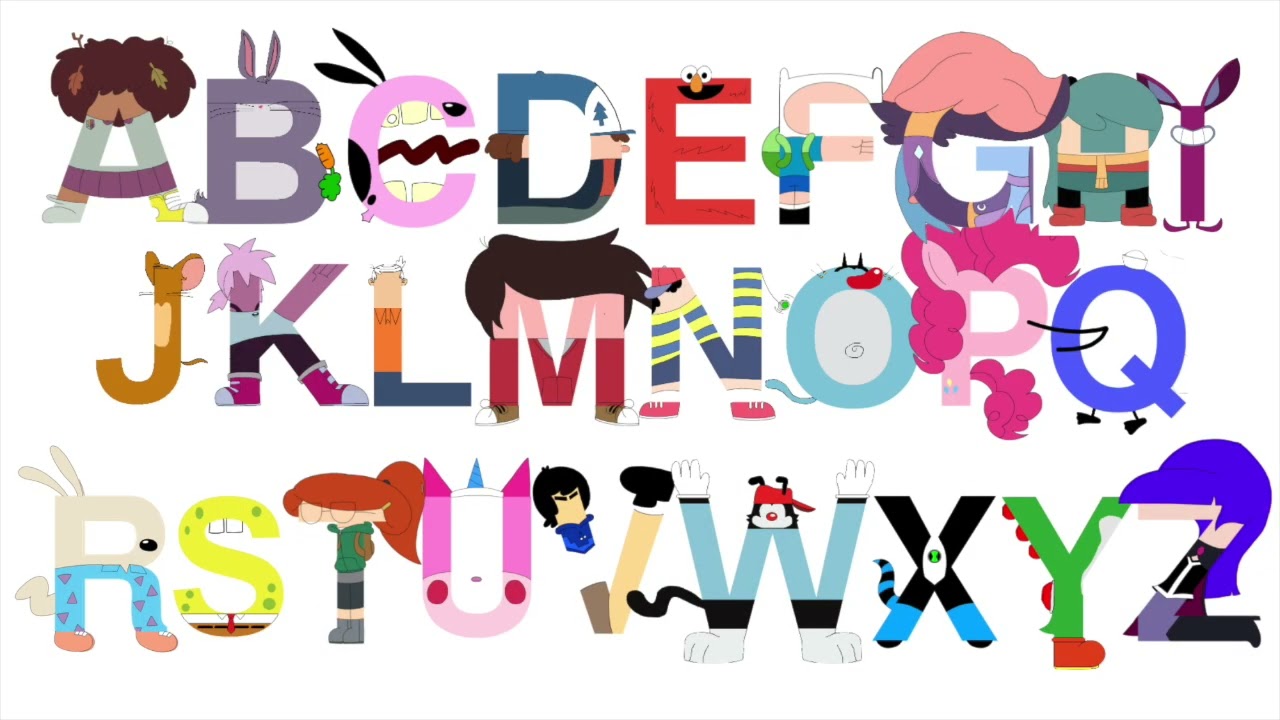 The Alphabet Song with Characters From My Favorite Shows (+ 2 Video Games) (My Newest 2022 Edition)