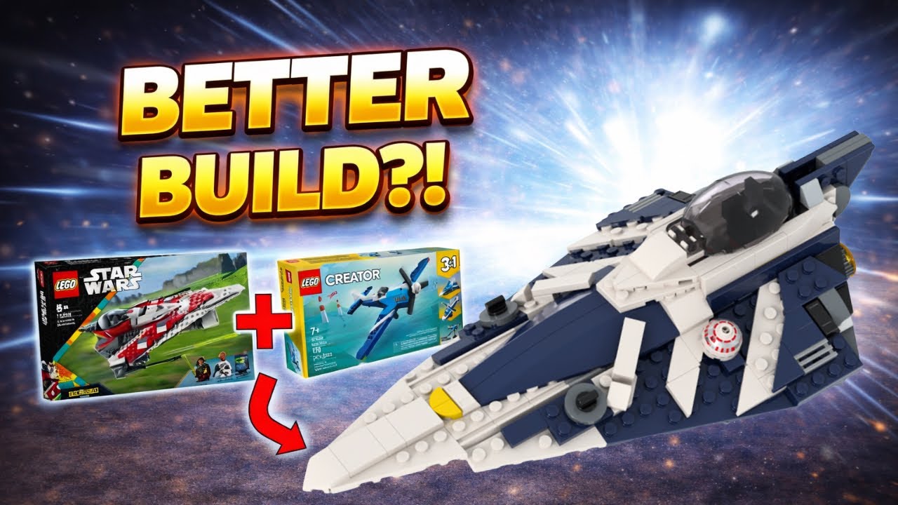 Лучшая альтернативная сборка из LEGO? Звездный истребитель Пло Куна!
