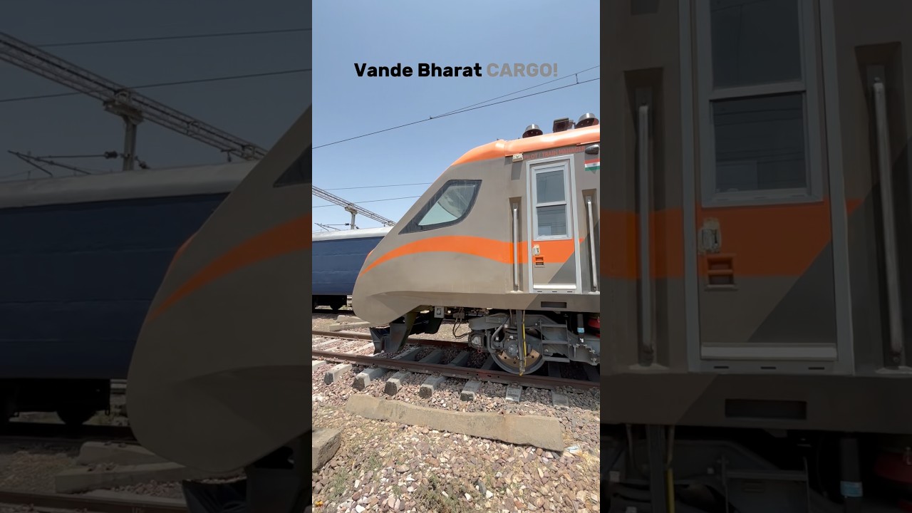 Vande Bharat Cargo is Here! 🇮🇳 India&rsquo;s Fastest Cargo Train? #VandeBharatCargo #IndianRailways