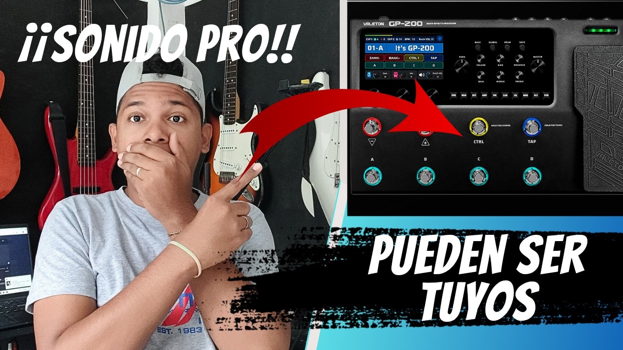 🔥 MIRA MIS PRESETS PARA LA VALETON GP200/LT/JR 🔥