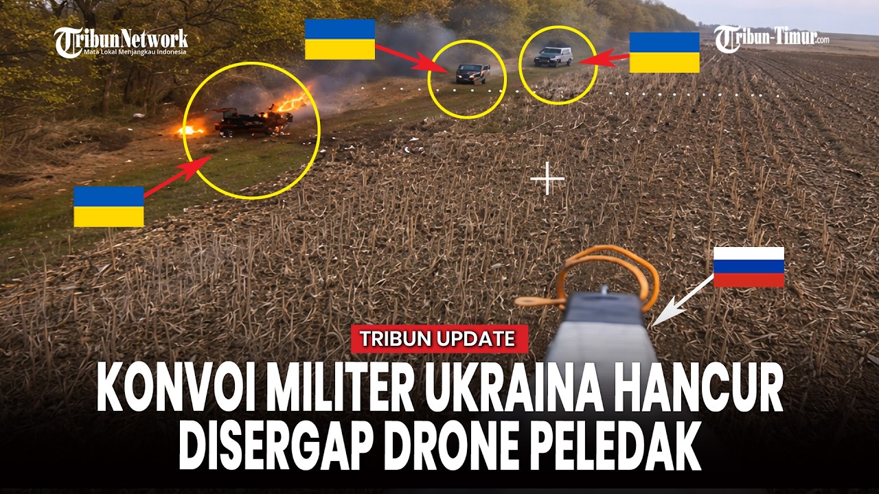 Konvoi Militer Ukraina Dihantam Serangan Bertubi-tubi Rusia di Dnipropetrovsk