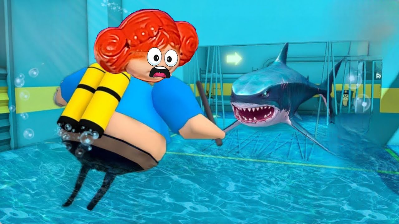 غرقنا فى السجن المرعب انا واختي النوب فريده في لعبة roblox !!