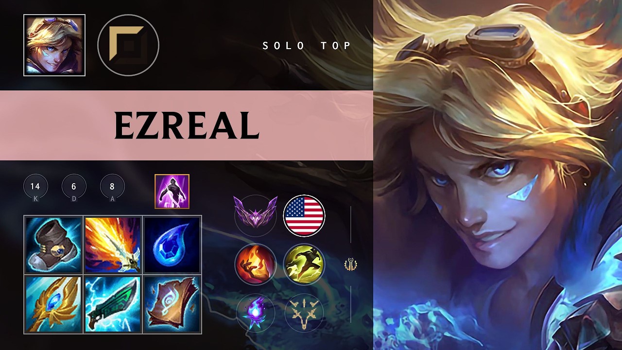 Ezreal Top vs Aatrox - NA Master Patch 26.09