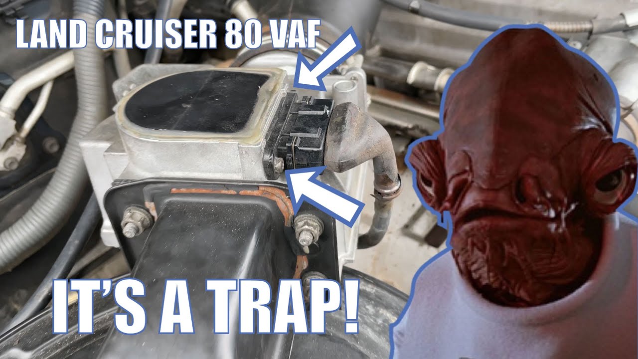 Toyota Land Cruiser 80 Volume Air Flow Sensor Repair - Fix Check Engine Codes - MAF IAT