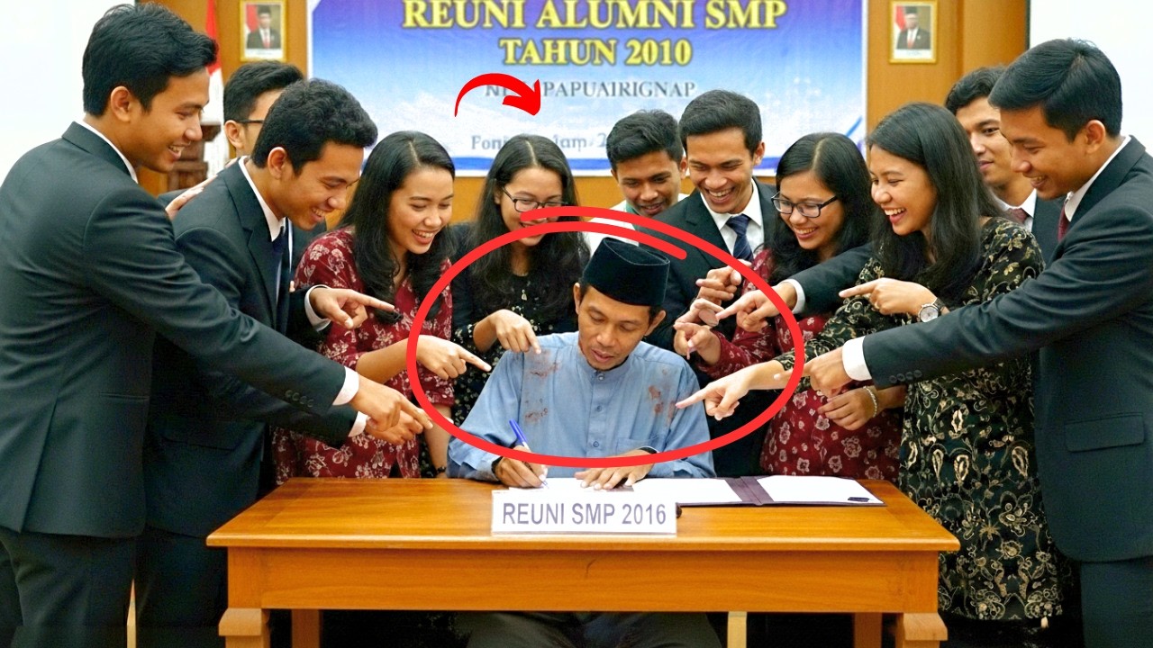 Santri Miskin Dihina Saat Reuni Ditertawakan ia Tak Punya Kerja, Tapi Balasannya Bikin Semua Terdiam