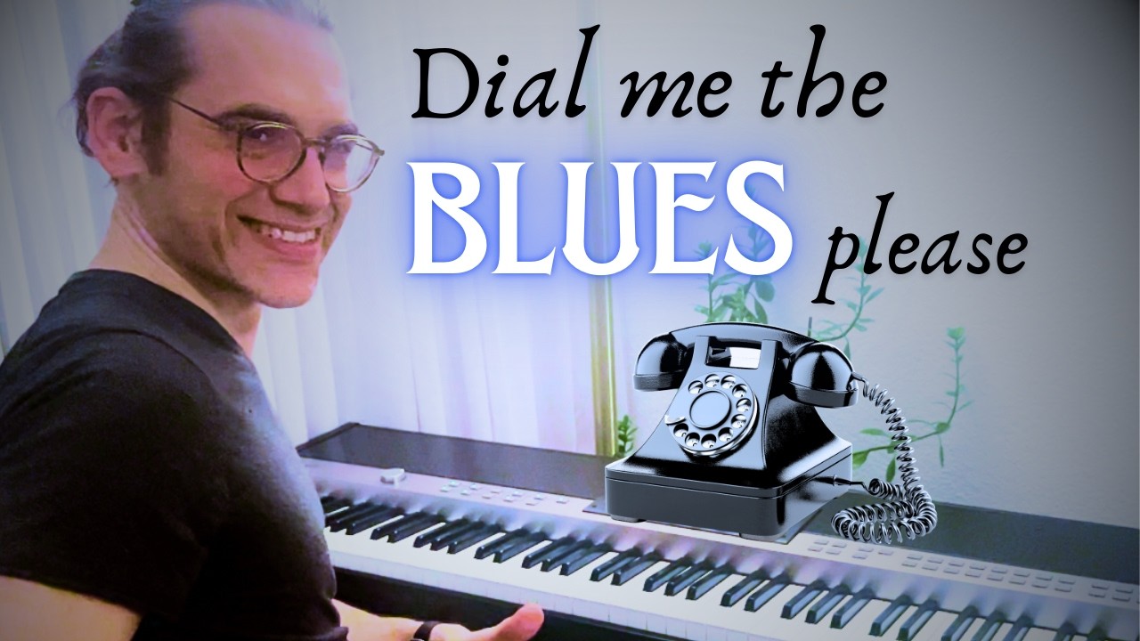 ☎️  DIAL ME THE BLUES PLEASE ! 💥 by Andreas Svarc #blues #piano #improvisation #daily