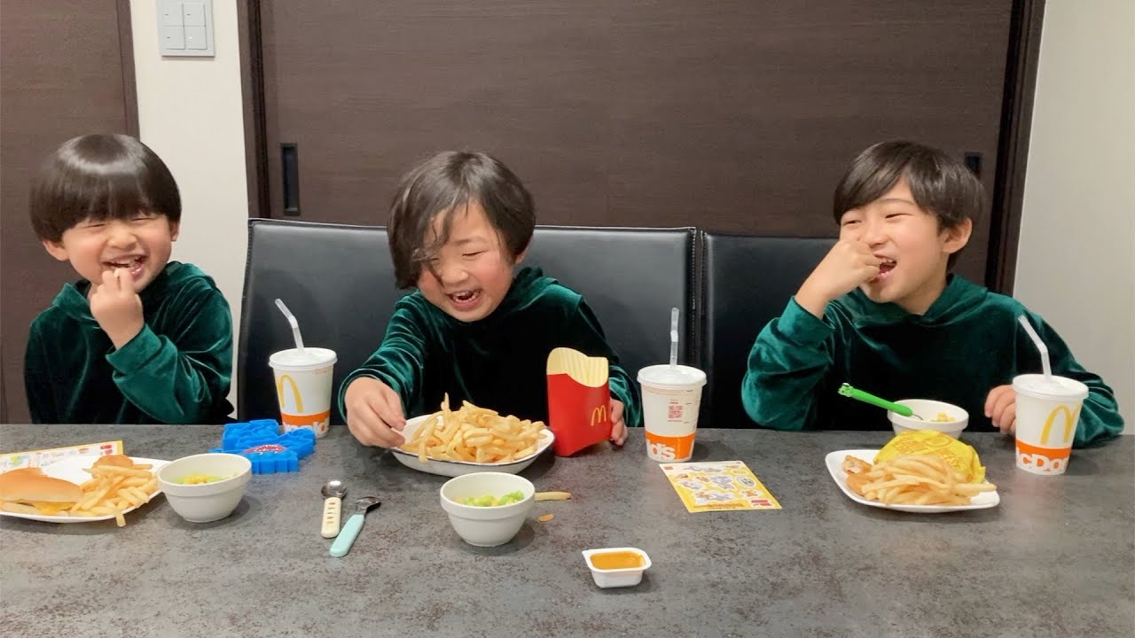 笑いが絶えない日の平和な夜マック！！兄弟愛最高
