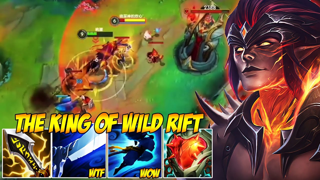 THE KING OF WILD RIFT WITH YASUO - WTF IS THIS DAMAGE!