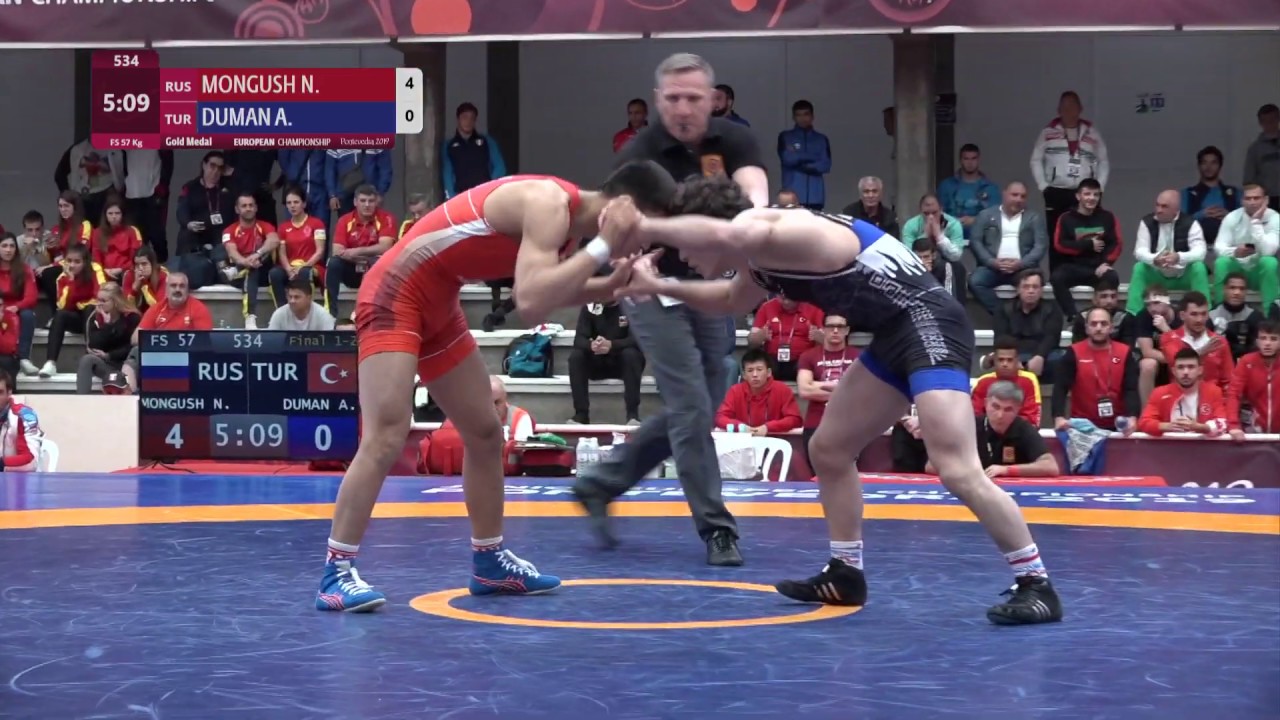 GOLD FS - 57 kg: N. MONGUSH (RUS) v. A. DUMAN (TUR)