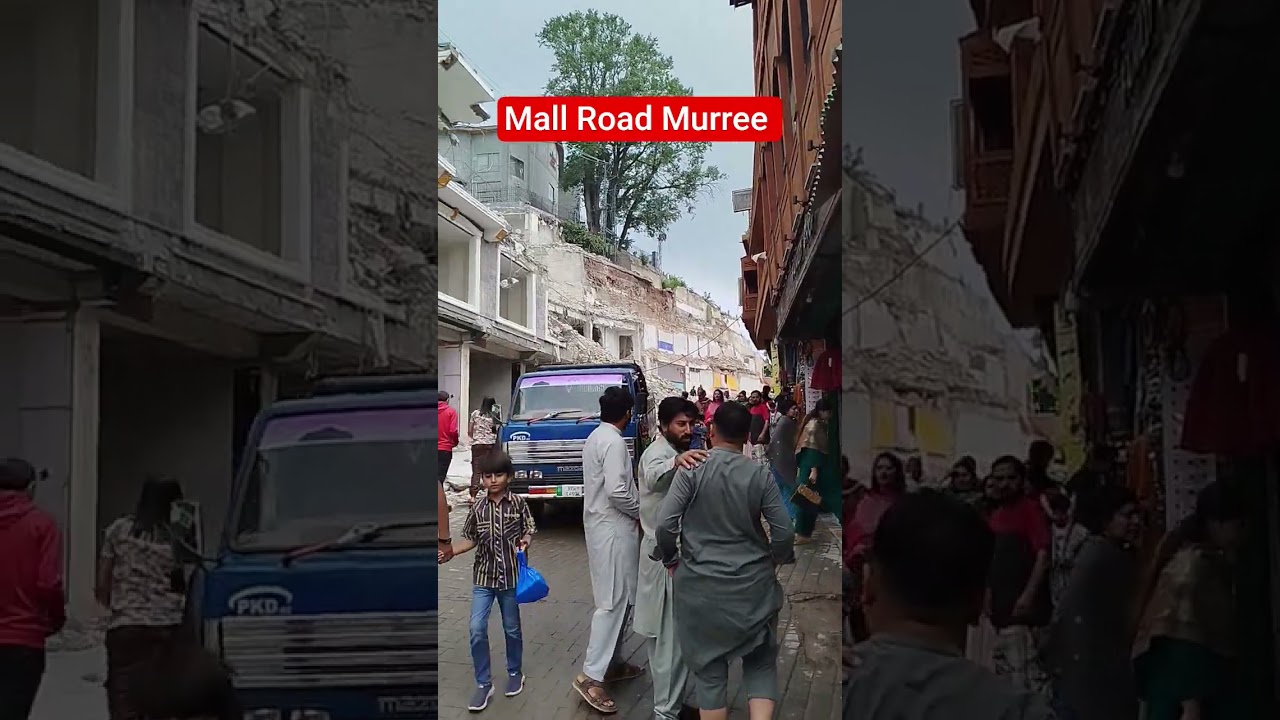 Mall Road Murree Demolition | Murree Operation | Murree Live Today | Anjum Jamil vlogs