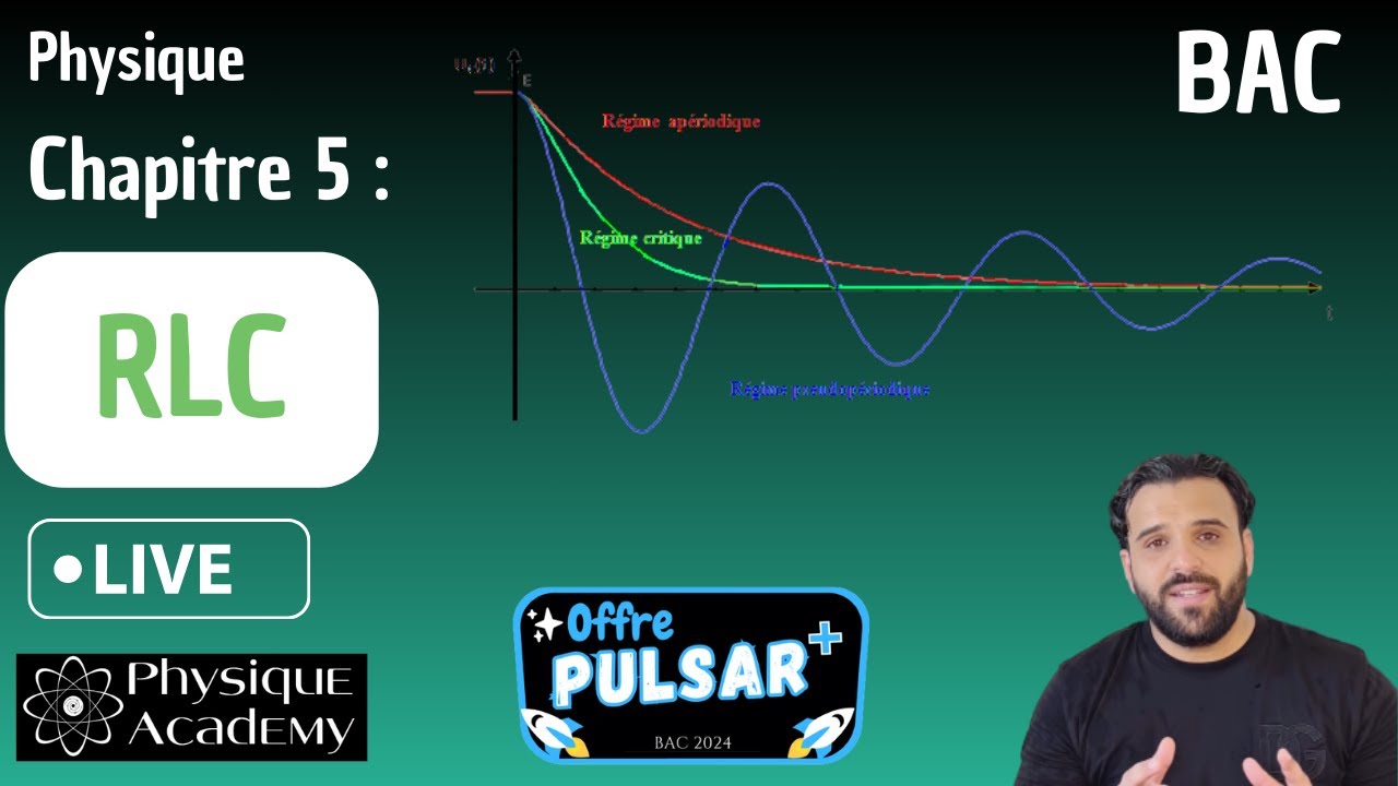 🔴Rec | Cours RLC : Oscillations électriques libres amorties| Extrait d'un LIVE