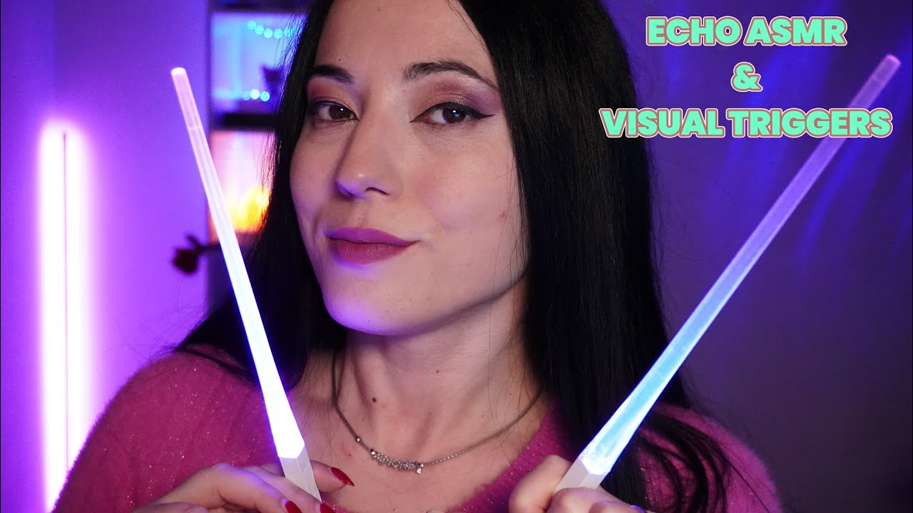 VISUAL TRIGGERS CON ECHO MOUTH SOUNDS ASMR 🔦