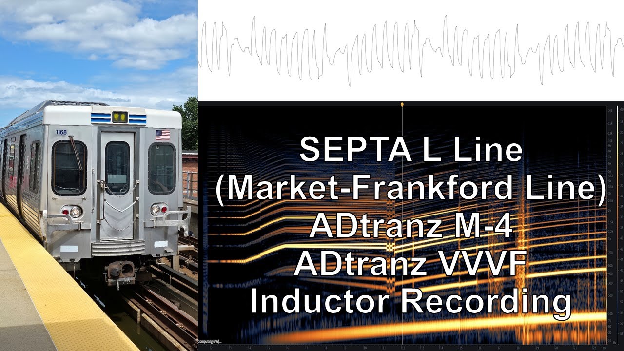 [Inductor Recording] SEPTA L ADtranz M-4 ADtranz VVVF